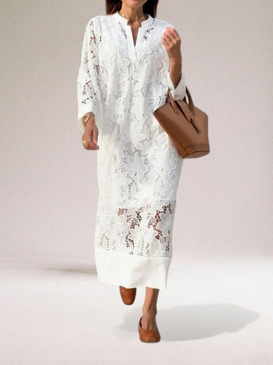 Altheia - Elegant Long Lace Dress for Women