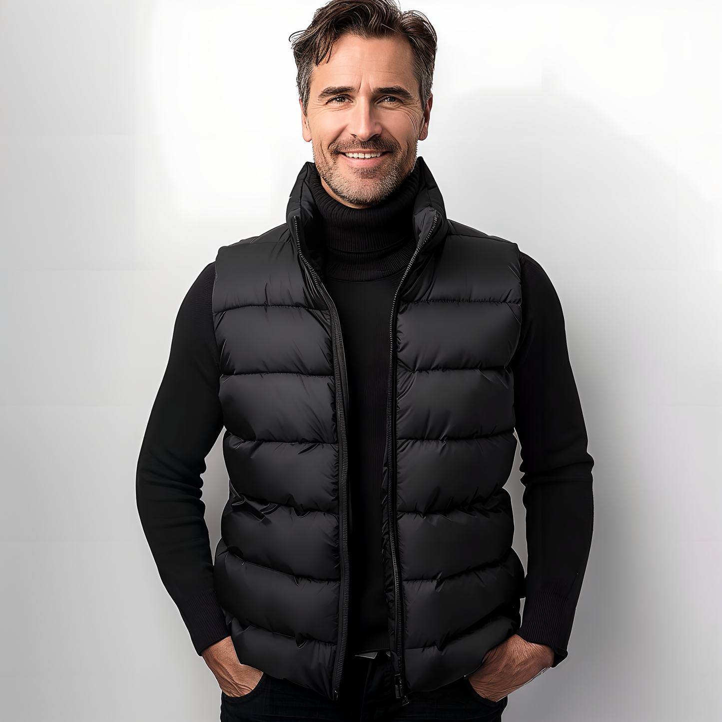 Carl - Men Padded Vest - Casual - Made for Comfort - Ideal for Winter