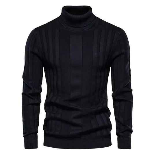 Adrian - Men Turtleneck Sweater - Classic - Wool - Ideal for Winter